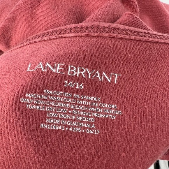 Lane Bryant Fitted‎ Sleeveless Cami 14/16 Spaghetti Straps Adjustable Rouge Red - Picture 7 of 10